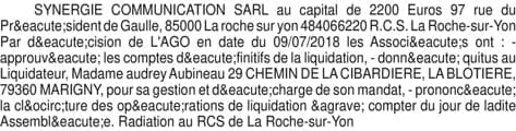 Contenu publication