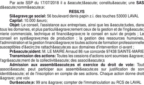 Contenu publication