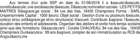 Contenu publication