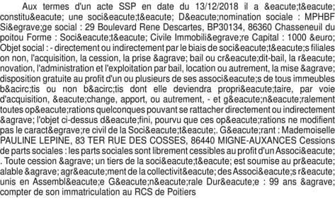 Contenu publication