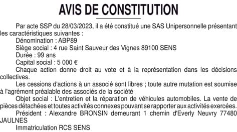 Contenu publication