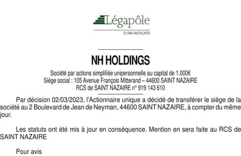 Contenu publication