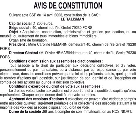 Contenu publication
