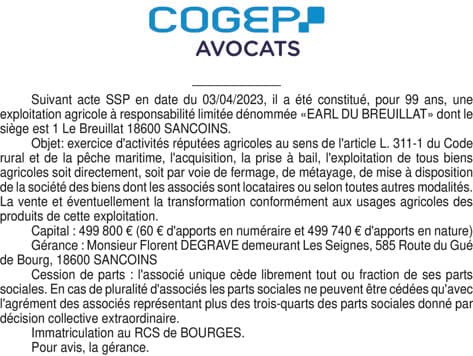 Contenu publication