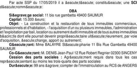 Contenu publication