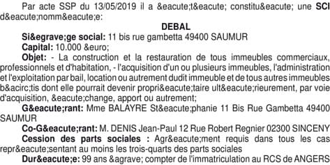 Contenu publication