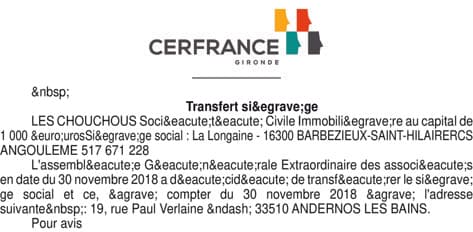Contenu publication
