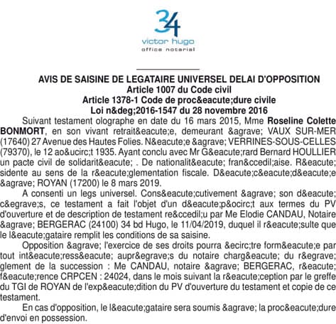 Contenu publication