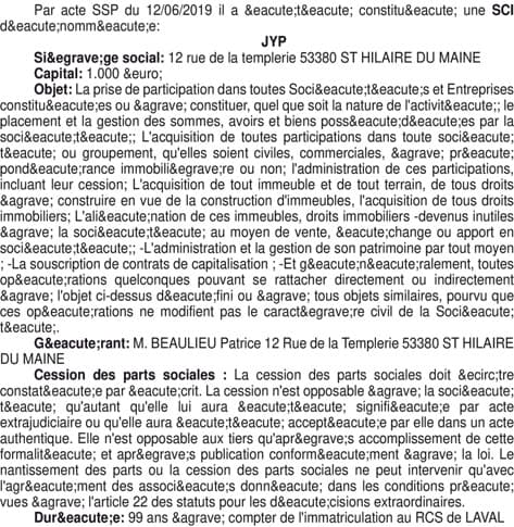 Contenu publication