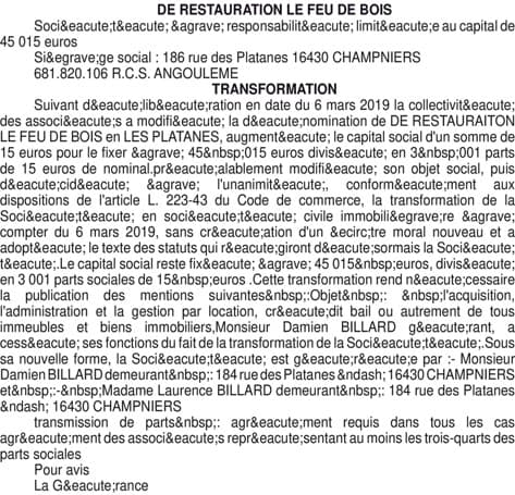Contenu publication