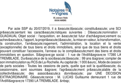 Contenu publication