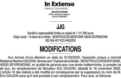 Contenu publication