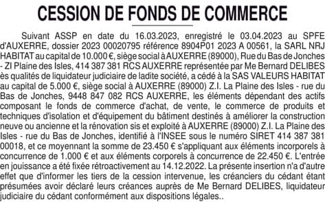 Contenu publication