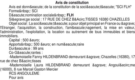 Contenu publication