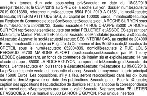 Contenu publication