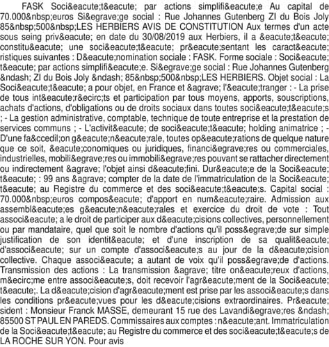 Contenu publication