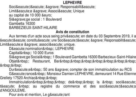Contenu publication