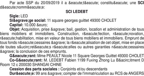 Contenu publication