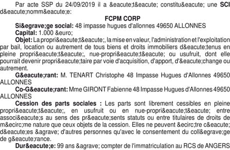 Contenu publication