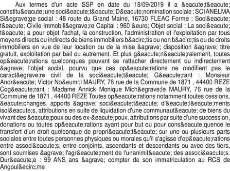 Contenu publication