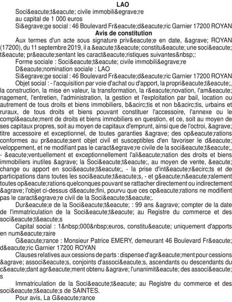 Contenu publication