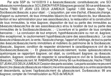 Contenu publication