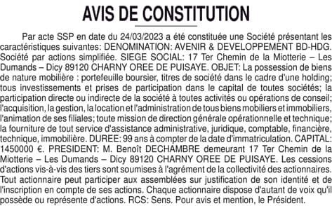 Contenu publication