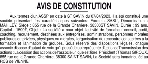 Contenu publication