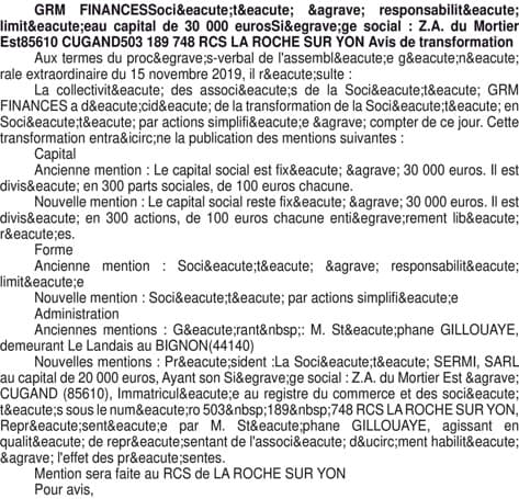 Contenu publication