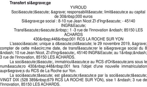 Contenu publication