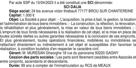 Contenu publication