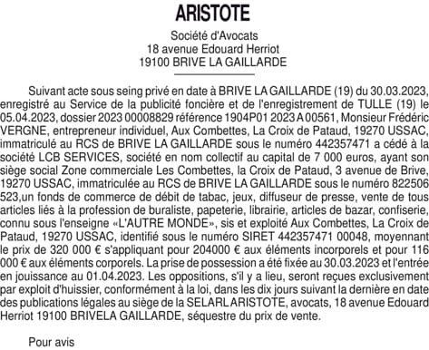 Contenu publication