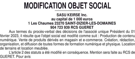 Contenu publication