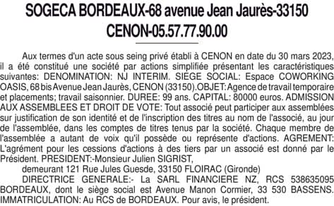 Contenu publication
