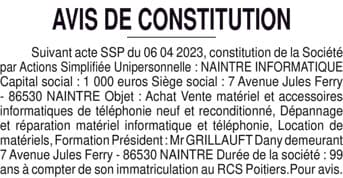 Contenu publication