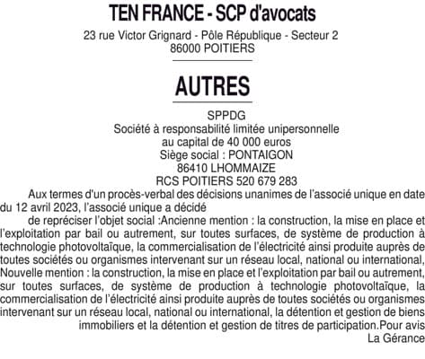 Contenu publication