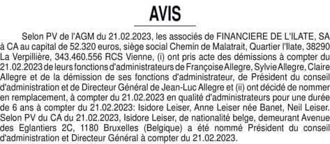 Contenu publication