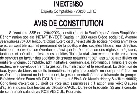 Contenu publication