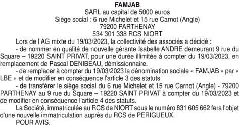 Contenu publication
