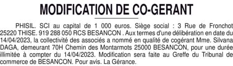 Contenu publication