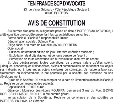 Contenu publication