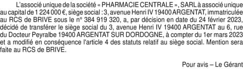 Contenu publication