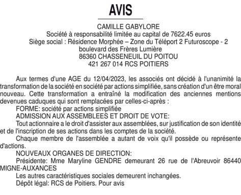 Contenu publication