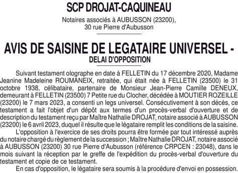 Contenu publication