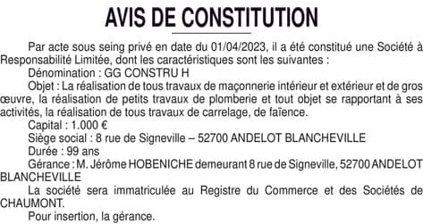 Contenu publication