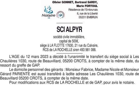 Contenu publication