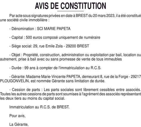 Contenu publication