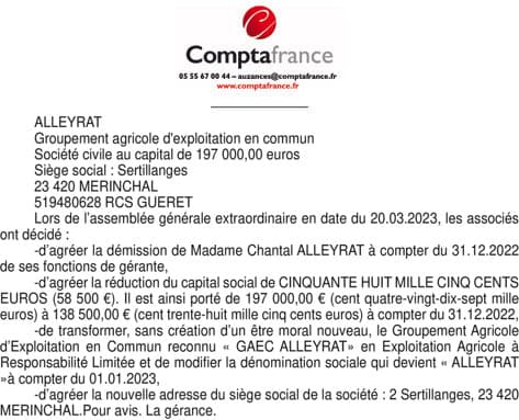Contenu publication