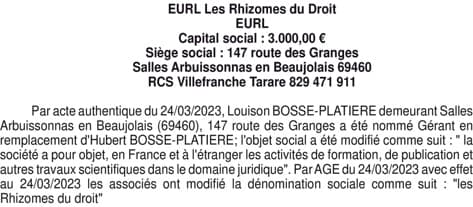 Contenu publication