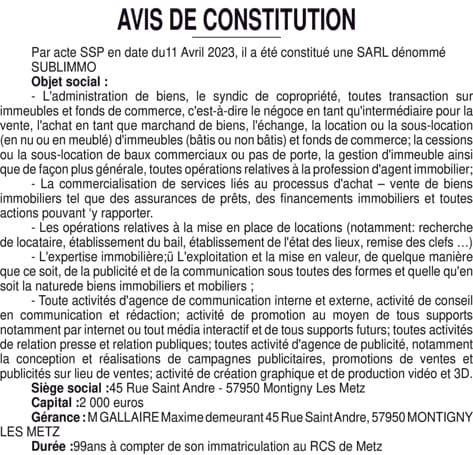 Contenu publication
